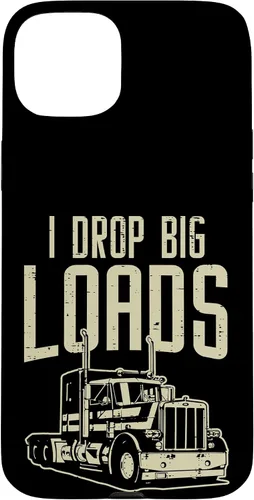 Vista 9 de I Drop Big Loads Semi Truck Truck Driver Trucker - Funda de regalo para iPhone 17