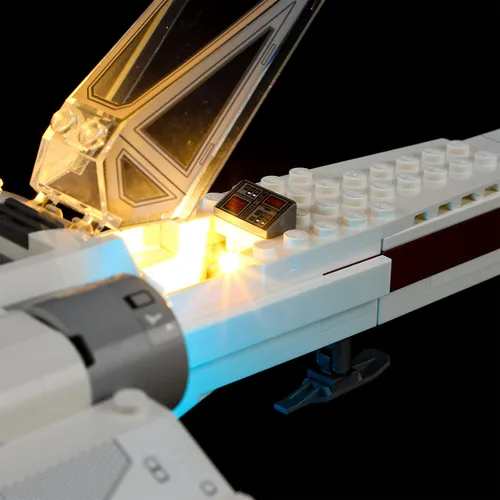Vista 7 de BRIKSMAX Kit de iluminación LED para LEGO-75301 Luke Skywalker's X-Wing Fighter - Compatible con Lego Star Wars Building Blocks Model- No incluye
