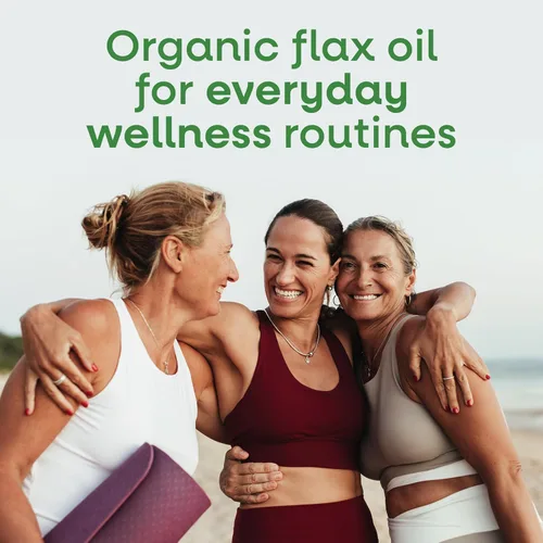 Vista 9 de Nature's Way Aceite de lino orgánico premium, 16 onzas líquidas Aceite de semilla de lino sin sabor con omega-3 ALA, suplemento de aceite de lino