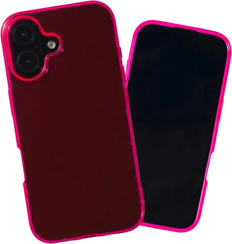 Vista 24 de SteepLab Neon Highlighter - Funda para iPhone 12 Pro Max, funda Grippy Jelly con bolsillos protectores de aire (amarillo neón llamativo)
