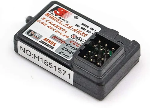 Vista 7 de GoolRC 2 receptores Flysky FS-GR3E, AFHDS 2.4GHz 3 canales receptor compatible con Flysky FS-GT2 FS-GT2B FS-GT3B FS-GT3C FZ-IT4S RC Transmisor