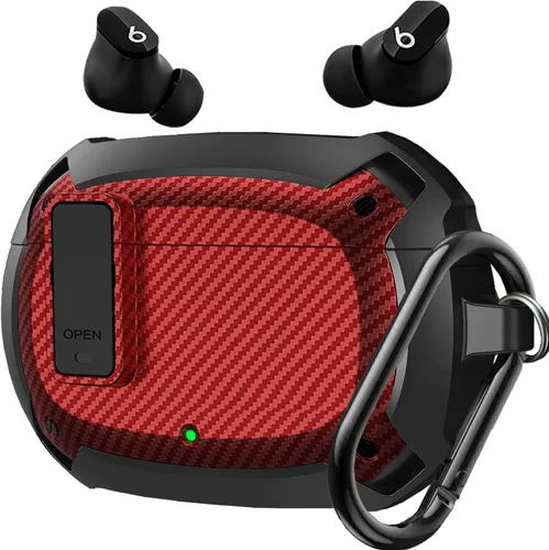 Vista 16 de Compatible con funda para Beats Studio Buds/Buds+ 2021/2023, [Bloqueo seguro] Funda protectora Cool Beats Studio Buds Plus para hombres y mujeres