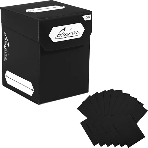 Vista 19 de Deck Blocks 100+, juego de 5 cajas MTG con divisores Set of 5 deck boxes in white, black, blue, red and green, each with 100+ cards and 2