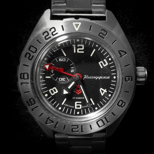 Vista 2 de Vostok Komandirskie 650539 GMT Reloj mecánico automático de buceo automático