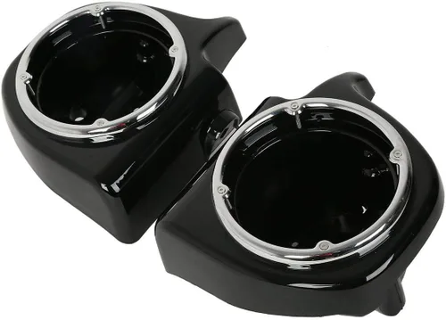 Vista 13 de TCT-MOTORPARTS Carenaduras inferiores ventiladas con caja de altavoces de 6 1/2" para Harley Touring Road King Street Electra Glide Road Glide Ultra