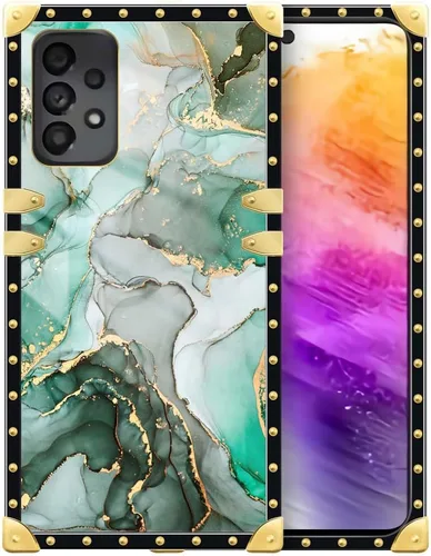 Vista 58 de Funda compatible con Samsung Galaxy A03S 4G, TPU suave de lujo y parte trasera de policarbonato duro para niñas y mujeres, funda protectora a prueba