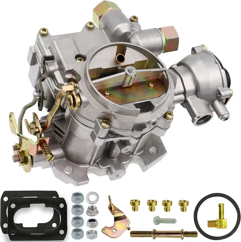 Vista 3 de Carburador marino de 2 barriles para Mercruiser 3.0L carburador Mercarb 2.5L 4 CYL V6 V8 Motores con chorros de estrangulador eléctrico Juntas