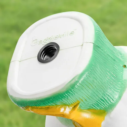 Vista 6 de Estatua oficial de Gaggleville Porch Goose Baby - Encantadora 17" al aire