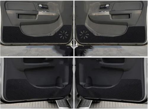 Vista 10 de Calcomanías para puerta de automóvil para Nissan Multifuncional Vehículos Pickup Truck Nissan Navara D22 Puerta de Coche Adhesivo Anti-Patadas