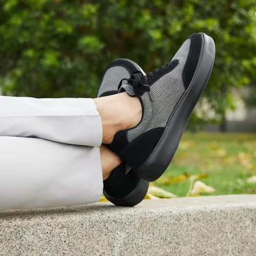Vista 6 de OrthoComfoot Zapatillas ortopédicas de moda para hombre para fascitis plantar cómodos zapatos ortopédicos para caminar con soporte de arco, zapatos