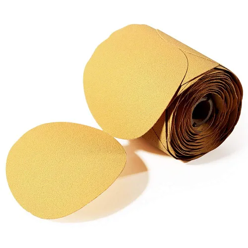 Vista 10 de SPEEDWOX Rollo de papel de lija de grano 60, discos de lija redondos de 6 pulgadas, parte trasera adhesiva PSA, parte trasera adhesiva, sin