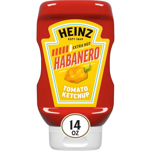 Vista 11 de Heinz Ketchup de tomate mezclado con chipotle, botella exprimible de 14 onzas