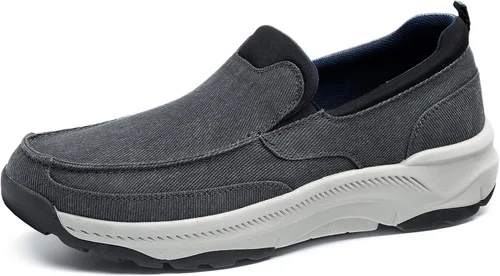 Vista 7 de Cestfini Zapatillas ortopédicas sin cordones para caminar para hombre Negro