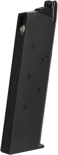 Vista 2 de Lancer Tactical x Armamento del Ejército 25 Ronda Estándar Gas Blowback Airsoft Magazine para R31 1911