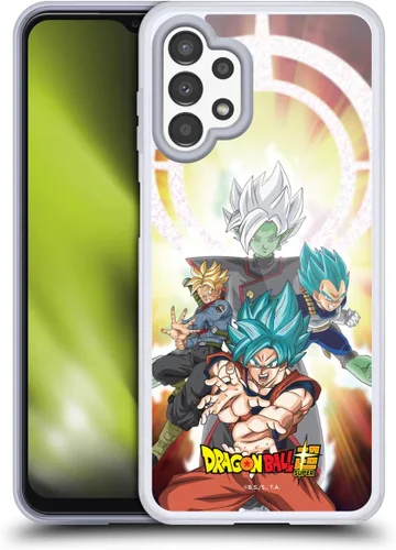 Vista 55 de Head Case Designs Funda de gel con licencia oficial de Dragon Ball Super Group Future Trunks Arc Characters [protección de grado militar] compatible