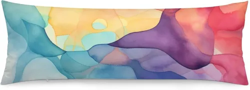 Vista 8 de Funda de almohada de cuerpo con mapa personalizado de la ciudad de Nueva York, 20 x 54 pulgadas, funda protectora de almohada larga con cremallera