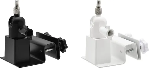 Vista 7 de Holicfun Soporte Universal de Panel Solar para Canalón para Paneles Solares Ring, Arlo, Eufy, Wyze, Reolink y Más (Negro) Fits Ring/Arlo/Eufy/Wyze