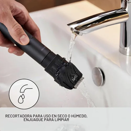 Vista 4 de Panasonic MultiShape - Recortador eléctrico para barba y cabello, 39 longitudes ajustables de corte y sistema avanzado de cuchillas, cortapelos