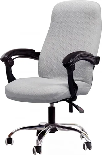 Vista 16 de WOMACO Fundas para Silla de Oficina Estampadas, Funda Elástica para Silla de Computadora Funda Universal para Silla de Jefe Estilo Simplismo Moderno