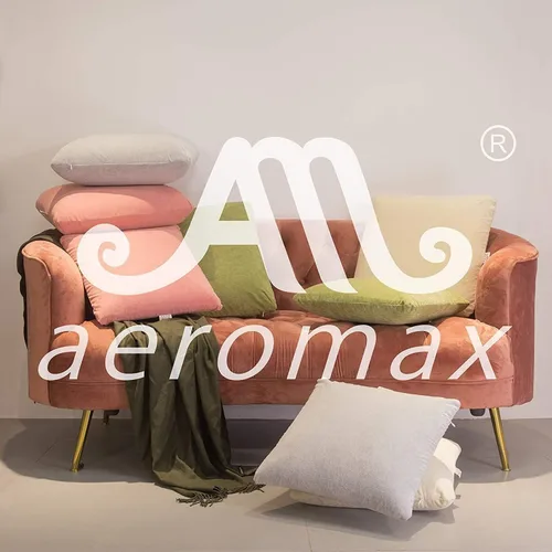Vista 7 de AM AEROMAX Almohada de espuma viscoelástica de 18 x 18 pulgadas, almohada cuadrada firme y esponjosa para sofá y cama, relleno decorativo de alta