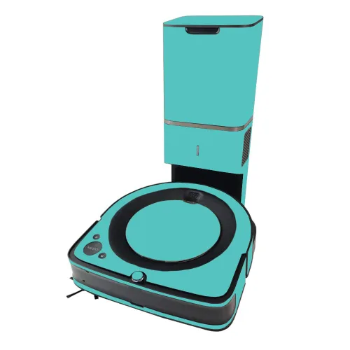 Vista 12 de MIGHTY SKINS MightySkins Skin compatible con iRobot Roomba s9+ Vacuum - Azul claro sólido Funda protectora y única de vinilo Fácil de aplicar