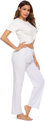 Vista 3 de AvaCostume Pantalones de pijama de algodón modal para mujer