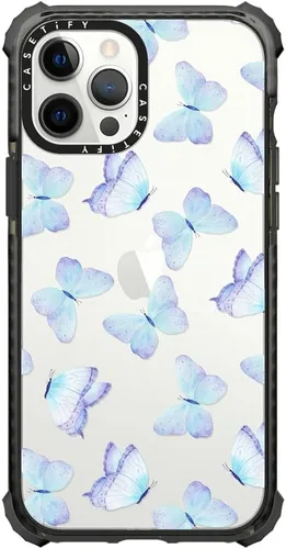 Vista 32 de Funda Ultra Impact de CASETiFY para iPhone 12 Pro Max - Bearly Awake - Negro transparente claro
