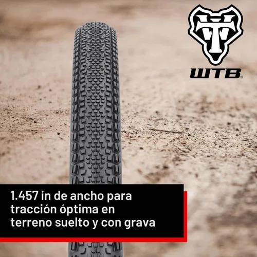 Vista 2 de WTB Riddler 700 x 37c TCS Light Fast Roll (pared lateral bronceada), TanWall