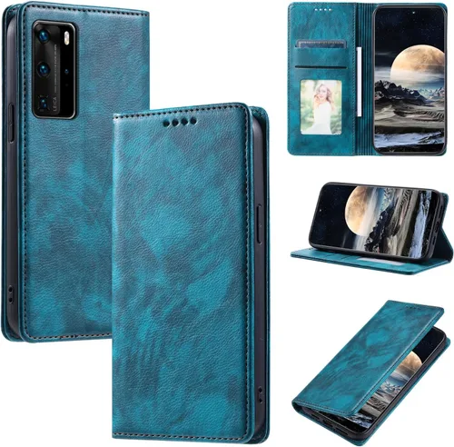 Vista 88 de Funda de cuero compatible con Google Pixel 7, compatible con Google Pixel 7 5G GVU6C GQML3 Flip Folio PU Funda de cuero negro