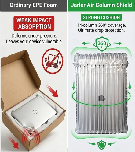 Vista 5 de Caja de envío para portátil de 13-16 "con 3 bolsas de aire inflables