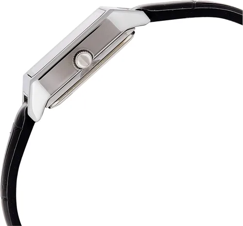 Vista 3 de Casio LTP-V007L-7B1 - Reloj de vestir rectangular de cuero para mujer esfera romana plateada plateado Movimiento de cuarzo