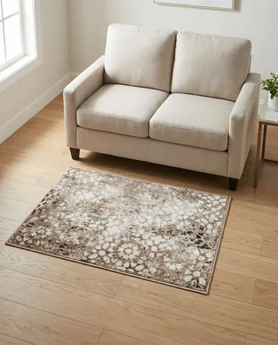 Vista 13 de Rugs.com Alfombra de la colección Monte Carlo, alfombra mediana marrón de 2 pies 2 pulgadas x 3 pies perfecta para salas de estar, comedores grandes
