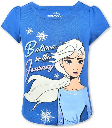 Vista 3 de Disney Juego de 4 camisetas de manga corta Frozen para niña