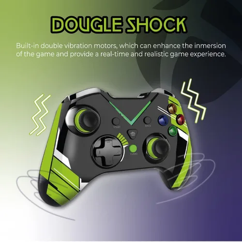 Vista 6 de Wireless Gaming Controller compatible with Xbox Series SSeries XOne SOne X360OnePS3PCPC 360Windows 781011, Connection, USB Charging, LED Backlight