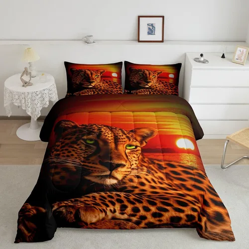 Vista 19 de Erosebridal Juego de ropa de cama individual para niñas, juego de edredón de juegos para niños, juego de cama de juegos para niños, color naranja
