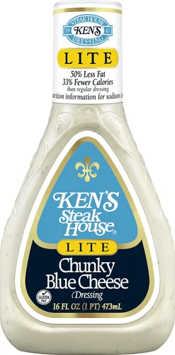 Vista 4 de Ken's Steak House Lite - Aderezo de queso azul grueso (16 onzas líquidas, paquete de 2)