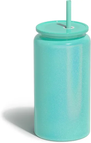 Vista 15 de Paquete de 6 vasos de 16 onzas, vaso aislado con popote, vaso de café