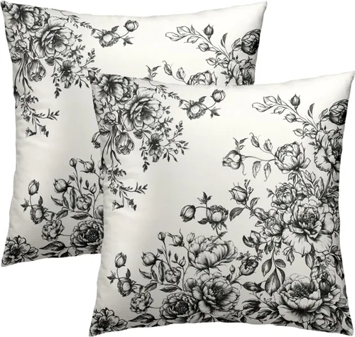 Vista 9 de Fundas de Almohada de Bosque de Pinos 22x22 Juego de 2, Fundas de Almohada Decorativas de Árboles de Abeto y Cedro Verde Nieve Beige de Invierno