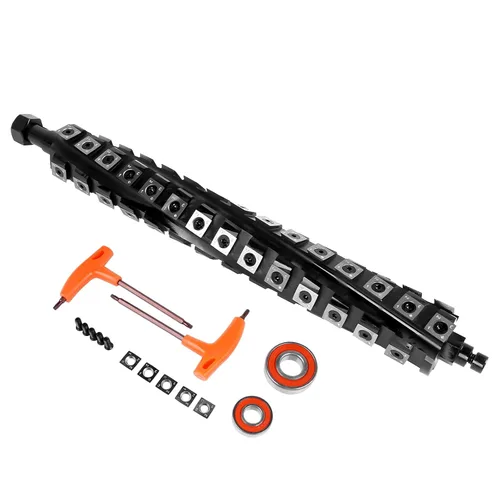 Vista 2 de Reemplazo de cabezal de corte helicoidal en espiral de 13 pulgadas para DeWalt DW735 DW735X cepilladora reduce ruido