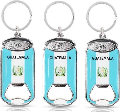 Vista 11 de Jamaica - Llavero abridor de botellas de cerveza - Set de 3 - Lata