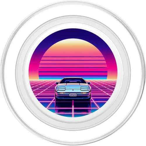 Vista 2 de Vaporwave Aesthetic Retro-Futurism Internet Nostalgia 80s PopSockets MagSafe PopGrip for iPhone