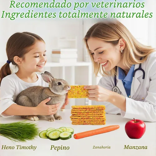 Vista 5 de Juguetes masticables de conejo, 10 piezas, 2 en 1, Timothy Heno