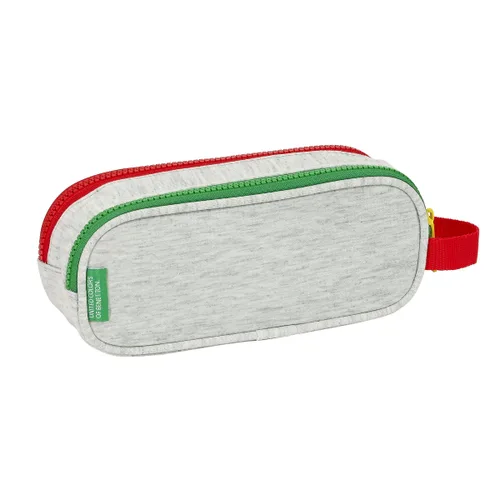 Vista 4 de Portatodo Doble Benetton Pop Gris (21 x 8 x 6 cm)