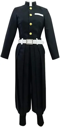 Vista 2 de Cosplay Life Demon Killer Vanquisher Complete Anime Costume Set Kimono Cardigan - Halloween Outfit For Unisex Adult