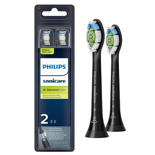 Vista 2 de Philips Sonicare Paquete de cabezales de cepillo de dientes con control de placa original DiamondClean y premium (4 cabezales de cepillo)