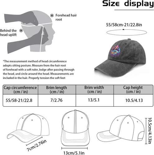 Vista 3 de devor Hats Mushroom Baseball Cap, Graphic Caps for Men