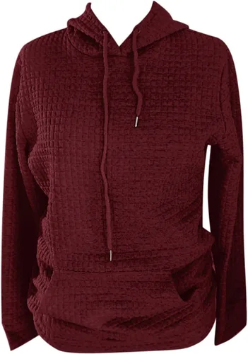 Vista 25 de SHAOBGE Sudaderas con capucha de gran tamaño para mujer, sudaderas con capucha para entrenamiento, suéteres casuales y cómodos trajes de moda