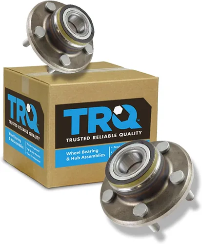 Vista 140 de TRQ Juego de 2 rodamientos de rueda delantera y conjunto de cubo compatible con Tesla 3 2020 Y 2018-2019 para Tesla 3 2020 Tesla Y AWD 2018-2019