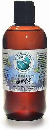 Vista 5 de Bella Terra Oils - Aceite de semilla negra de 16 oz - Sumérgete en la esencia de las semillas negras prensadas en frío, repletas de antioxidantes