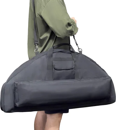 Vista 9 de Funda para Arco Compuesto TaktZeit Funda para Arco Suave para Caza de 36"/44" de Largo con Correa de Hombro Ajustable y Correa para Mochila